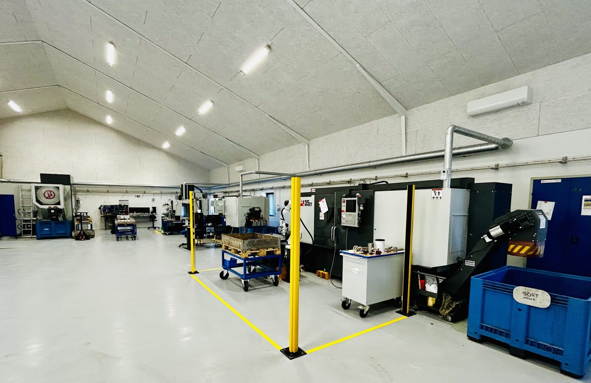 Solvangs nye produktionshal med Haas-maskiner